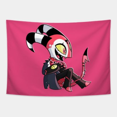Chibi Blitzo Helluva Boss Tapestry Official Helluva Boss Merch Store