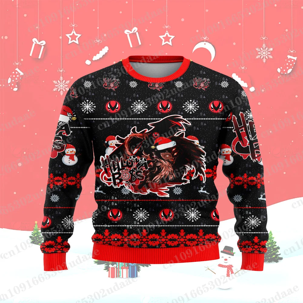 Helluva Boss Anime Winter Christmas Sportswear Ugly Sportswear Mens and Womens Winter Celebration Christmas Casual Sportswear3 - Helluva Boss Shop
