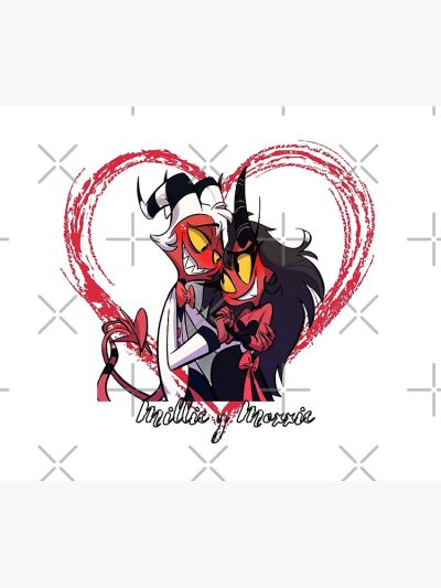 Helluva Boss Millie Moxxie Tapestry Official Helluva Boss Merch Store