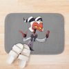 Helluva Boss Moxxie Bath Mat Official Helluva Boss Merch Store