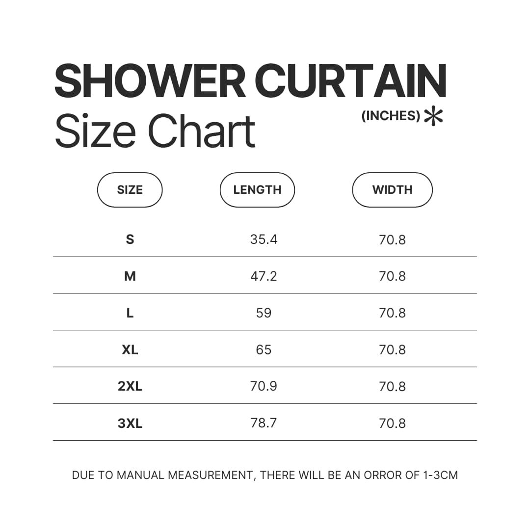 Shower Curtain Size Chart 1 - Helluva Boss Shop