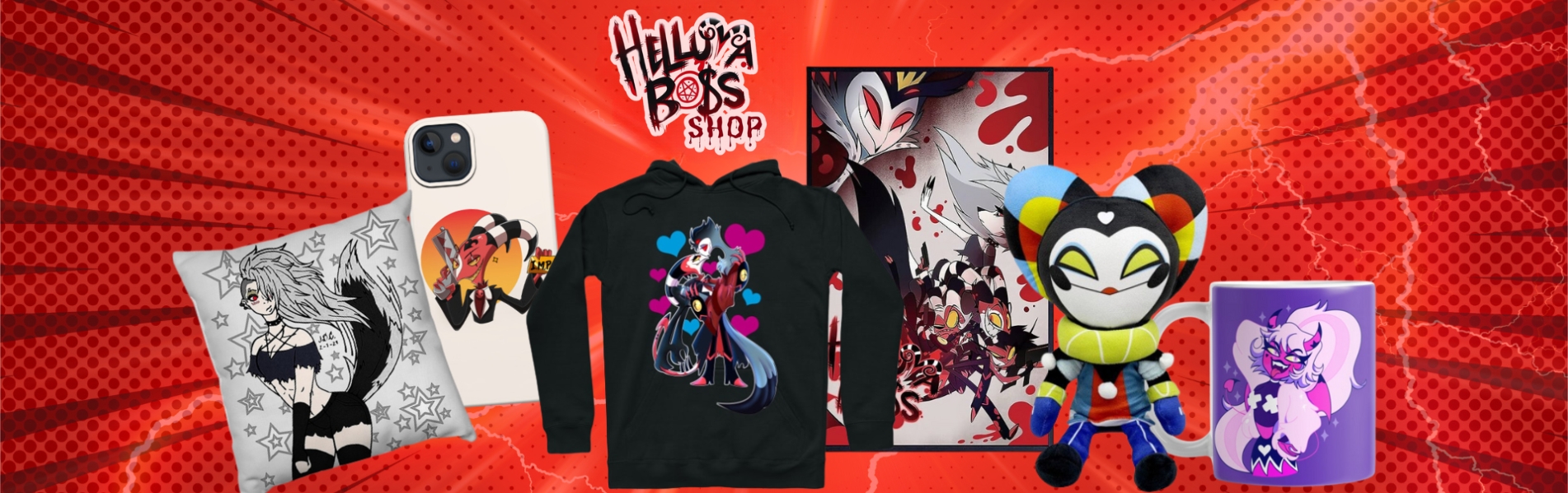 helluvaboss shop banner - Helluva Boss Shop
