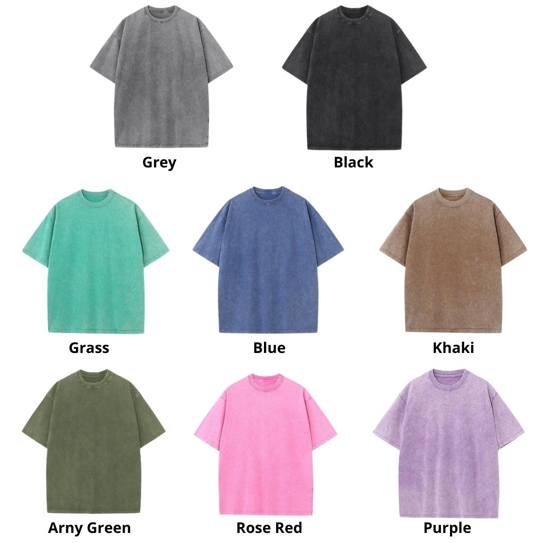 Mineral Wash T Shirt Color - Helluva Boss Shop